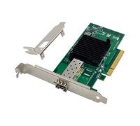 Koanhinn 1 juego de tarjeta de red 82599EN PCI-E X8 puerto óptico único 10G + Servidor Tarjeta de red de fibra óptica