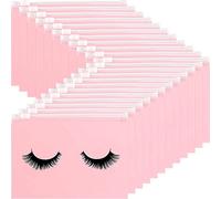 Koanhinn 100 bolsas de maquillaje de pestañas vacías, de maquillaje, color rosa, Rosa.