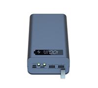 Koanhinn 12X18650 Caja de batería de carga Caja de almacenamiento de batería sin soldadura DIY Power Bank Case T12 con luz 18650 caja de batería