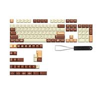Koanhinn 136 teclas Tiramisú Pbt Keychain para Cherry Dz60/RK61/64/Gk61/68/84/87/96/980/104/108 Teclado mecánico