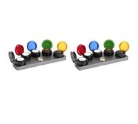 Koanhinn 2 soportes para aceite de inmersión para relojes, 5 bandejas de aceite con tapa, herramienta de almacenamiento de grasa para relojeros, como en la imagen, B