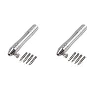 Koanhinn 2X Soporte de Abridor de Extractor de Tubo de de Reloj de Acero Inoxidable con 4 para Quitar el Tubo de la Caja Tudr
