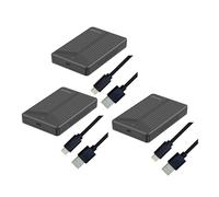 Koanhinn 3 unidades de disco duro USB 3.1 móviles, 2,5 SATA, carcasa SSD de 15 mm para ordenador portátil