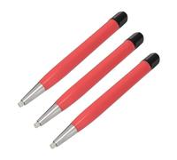 Koanhinn 3 x Práctico cepillo de eliminación de óxido de reloj para limpiar arañazos y pulir, rojo