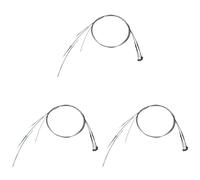 Koanhinn 3X E/A/D/G Set Violín 4/4 Cuerdas para Violín Núcleo de Acero Plata