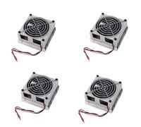 Koanhinn 4X DIY Enfriador Termoeléctrico System de Refrigeración Semiconductor Kit de System de Refrigeración Disipador de Enfriador Peltier para Agua de 10L