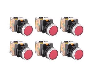 Koanhinn 6X La38-11/203 Pulsador Momentan Interruptor de alto rendimiento Rojo