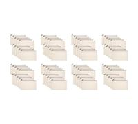 Koanhinn 80 unidades de bolsas de lona para manualidades, estuche para lápices, de lona, bolsa de algodón, bolsa de cosméticos, crema, talla única