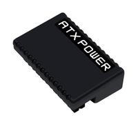 Koanhinn ATX 24 Pin 90 Grados Adaptador de enchufe de alimentación para placa base, cable de alimentación modular para cable de alimentación Negro