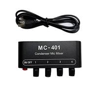 Koanhinn Audio estéreo 1 salida 4 entrada micrófono condensador micrófono mezclador extensor placa -401