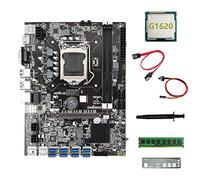 Koanhinn B75 8USB ETH Mining Motherboard+G1620 CPU+DDR3 4GB 1600Mhz RAM+Switch Cable+ Cable+Baffle+Thermal Grease Motherboard