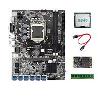 Koanhinn B75 ETH Mining Motherboard 12XPCIE a USB+G540 CPU+DDR3 4GB 1600Mhz RAM+MSATA SSD 64G+ Cable BTC Motherboard