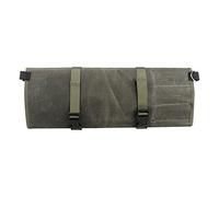 Koanhinn Bolsa de rodillos para cuchillos de chef para guardar la cocina, soporte para cuchillos portátil, multifunción, bolsa de transporte, organizador de herramientas para chef, verde, Cuchillo