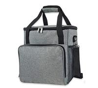Koanhinn Bolsa para cafetera, bolsa individual para cafetera, bolsa de almacenamiento impermeable con bolsillos extra, bolsa de almacenamiento para cafetera, gris