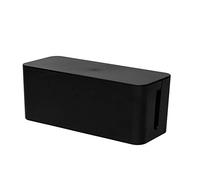 Koanhinn Caja de gestión de cables, Organizador de cables y hilos, Pasa cables, Regleta para cables pared, Caja de alimentación, Protección para TV, Caja de cable para el hogar y la oficina