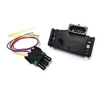 Koanhinn Colector de 3 barras con sensor de presión absoluta Turbo Boost Cable Plug Pigtail 12223861 para
