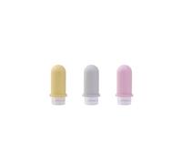 Koanhinn Contenedores de viaje de silicona portátiles, envases vacíos rellenables para líquidos, lociones, champús y cremas (60 ml D)
