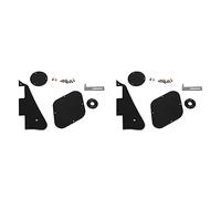 Koanhinn Juego de 2 cubiertas para interruptor de pickguard/cavidad/placa selector de pickup/soporte/tornillos para LP Guitar Style