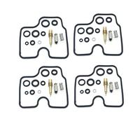 Koanhinn Juego de 4 piezas para NC31 CB400 CB400SF CB 400 NC 31 Kit de reparación para carburador de motocicleta flotante aguja aire tornillos sello