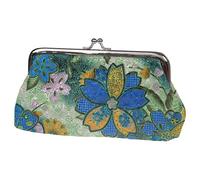 Koanhinn Koanhinn (R) - Monedero para mujer, diseño de flores, color verde, Color verde.