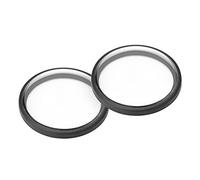 Koanhinn Para accesorios máximos, piezas de filtro UV, cubierta para lentes de cristal óptico, cubierta de lente de cristal óptico para cámara de acción 360