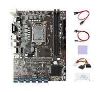 Koanhinn Placa base B250C BTC 12 USB3.0+4PIN a cable +Cable de interruptor+cable +grasa térmica+almohadilla térmica para ETH