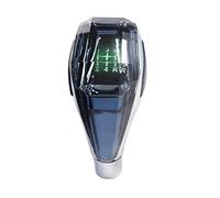 Koanhinn Pomo de palanca de cambios universal para coche, con luces LED, de cristal, para transmisión manual