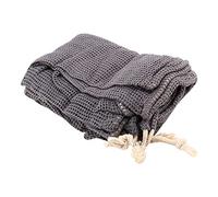 Koanhinn Reutilizable de la rejilla de la compra de la tela Producir Compras Set de almacenamiento lavable amigable ambiental para, gris