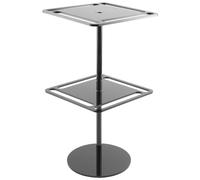 Koanhinn Soporte para gafas de sol de acrílico, giratorio 360 grados, soporte para gafas, organizador de gafas, negro, doble capa, duradero, fácil de usar