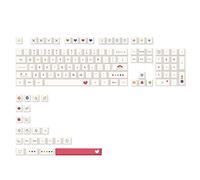 Koanhinn Teclas de colores 127 teclas Cherry PBT color sublimación para MX Switch Fit 68/87/96/104 teclado mecánico