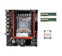 Koanhinn X99H Desktop PC Motherboard +E5 2673 V3 CPU+2X4G DDR3 RAM LGA2011-V3 DDR3X4 ECC RAM Slot M.2 NVME PCI-E3.0 X16 SATA3.0 Piezas de repuesto