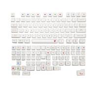 Koanhinn XDA Teclas 127 Teclas XDA Perfiles PBT -SUB Color Pen Keycap para Cherry MX Switch Teclado Mecánico Tapas