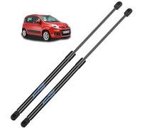 Koaudb 2x Amortiguador Maletero para Fiat Panda 169 2016 2015 2014 2013 2012 2011 2010-2003 Negro Resorte de gas Maletero Amortiguador Maletero Reemplaza #46827091