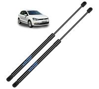 Koaudb 2x Amortiguador Maletero para VW Polo 9N 2002 2003 2004 2005 2006 2007 2008 2009 Negro Resorte de Gas Maletero 400N 500MM Amortiguador Maletero Muelle de Maletero Reemplaza #6Q6827550C