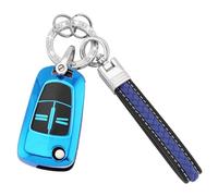 Koaudb - Funda de TPU para llave de coche, compatible con 2 botones Vauxhall Opel Corsa Astra Vectra Zafira Signum Meriva Tigra Insignia Combo Flip plegable para llave (CL-Opl-2F-E)