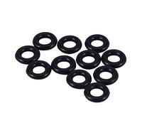 Koawensa 10 juntas de aceite de goma negra en forma de O, arandelas de sellado de 8 x 4 x 2 mm