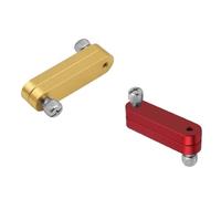 Koawensa 2 piezas regla de acero de aleación de aluminio ajuste de límite bloque de localización localizador de marcado de madera escritor regla de trabajo de madera bloque de parada