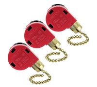 Koawensa 3 unidades interruptor ventilador de techo 3 velocidades 4 hilos ze-268s6 interruptor cadena de tracción ventilador interruptor de control velocidad de reemplazo oro