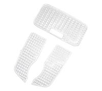 Koawensa 3 unidades serías cristal coche transparente interior tarjeta domo luz lectura cubierta cubierta de luz para Prius 2010-2015