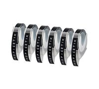 Koawensa 6 unidades serías cintas de etiquetas compatibles con las etiquetas de relieve para Label Maker 1880 E-101 9 mm X