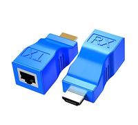 Koawensa a RJ45 El Repetidor Cubo 2 Piezas Serías Extensión El Cubo Transmisor y Receptor