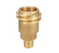 Koawensa - Adaptador de manguera de conexión de gas propano de tuerca QCC1 con rosca de manguera macho de 1/4 pulgadas accesorios de conexión al propano adaptador de propano