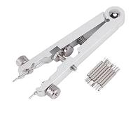 Koawensa Alicates para quitar pulseras de reloj, herramienta de ajuste de correa de reloj, desmontar, tipo V, quitar los alicates de correa, plata