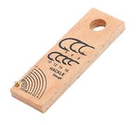 Koawensa Anzuelo de Madera regla de pesca anzuelo medidor ligero compacto anzuelo de Medida regla de Contraste Herramienta de Moscas de Pescado