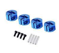 Koawensa Azul RC Metal 7.0 Rueda Hexagonal 12 Mm con Tornillo de Pasador para Coche RC