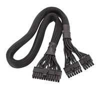 Koawensa - Cable de alimentación ATX para AX1500I AX1200I AX860I AX760I (14 pines + 10 pines, 24 pines, cable de placa base de alimentación para PC 20 + 4 pines