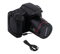 Koawensa Cámara portátil de viaje para vlog, fotografía, zoom digital de 16X, cámara réflex HD 1080P, cámaras de fotos antivibración para transmisión en vivo