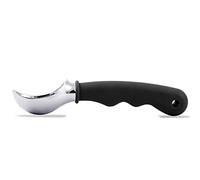 Koawensa - Cuchara de helado de calidad supervisora, cuchara para lavavajillas con asa, cómoda y fácil de agarre, pasta de sorbete negra