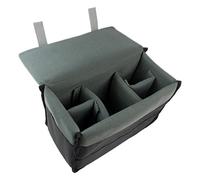 Koawensa Funda protectora acolchada para cámara DSLR, lentes y accesorios, color negro, Black