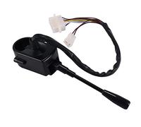 Koawensa Interruptor de señal de giro de columna de dirección, interruptor de luz lejana y cercana, botón pulsador de bocina para tractor y camión viejo